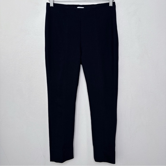 Vince Womens Small Side Zip Black Ankle Trouser Pant - Picture 2 of 14